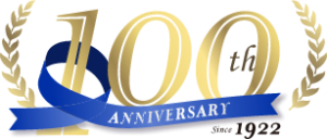 清水工機 100周年ロゴ